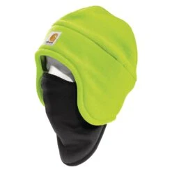 Men's Carhartt 2 In 1 Fleece Headwear -Clothing Store 0 1001 carhartt 2 in 1 fleece headwear brite lime