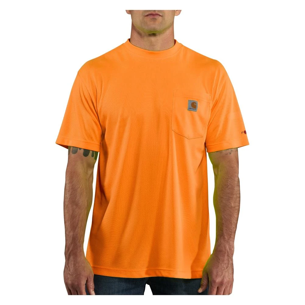Men's Carhartt Force Hi-Vis Color Enhanced T-Shirt 5 Men's Carhartt Force Hi-Vis Color Enhanced T-Shirt - Image 3