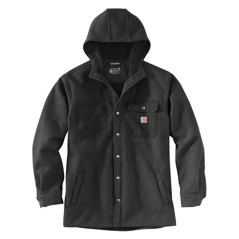 Men's Carhartt Heavyweight Hooded Shirt Jacket 3 Men's Carhartt Heavyweight Hooded Shirt Jacket