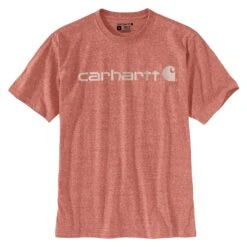 Men's Carhartt Logo T-Shirt -Clothing Store 0 1001 carhartt logo t shirt terracotta snow heather