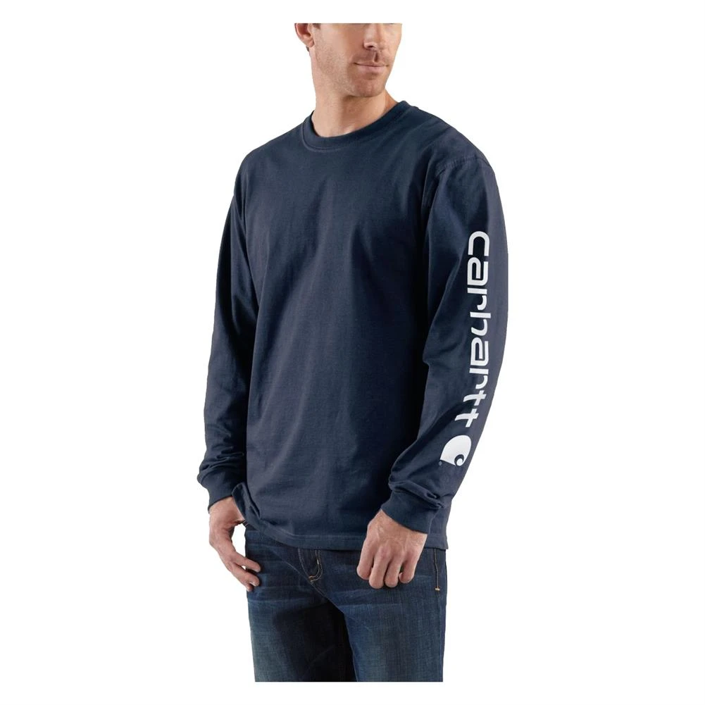 Men's Carhartt Long Sleeve Logo T-Shirt 11 Men's Carhartt Long Sleeve Logo T-Shirt - Image 9