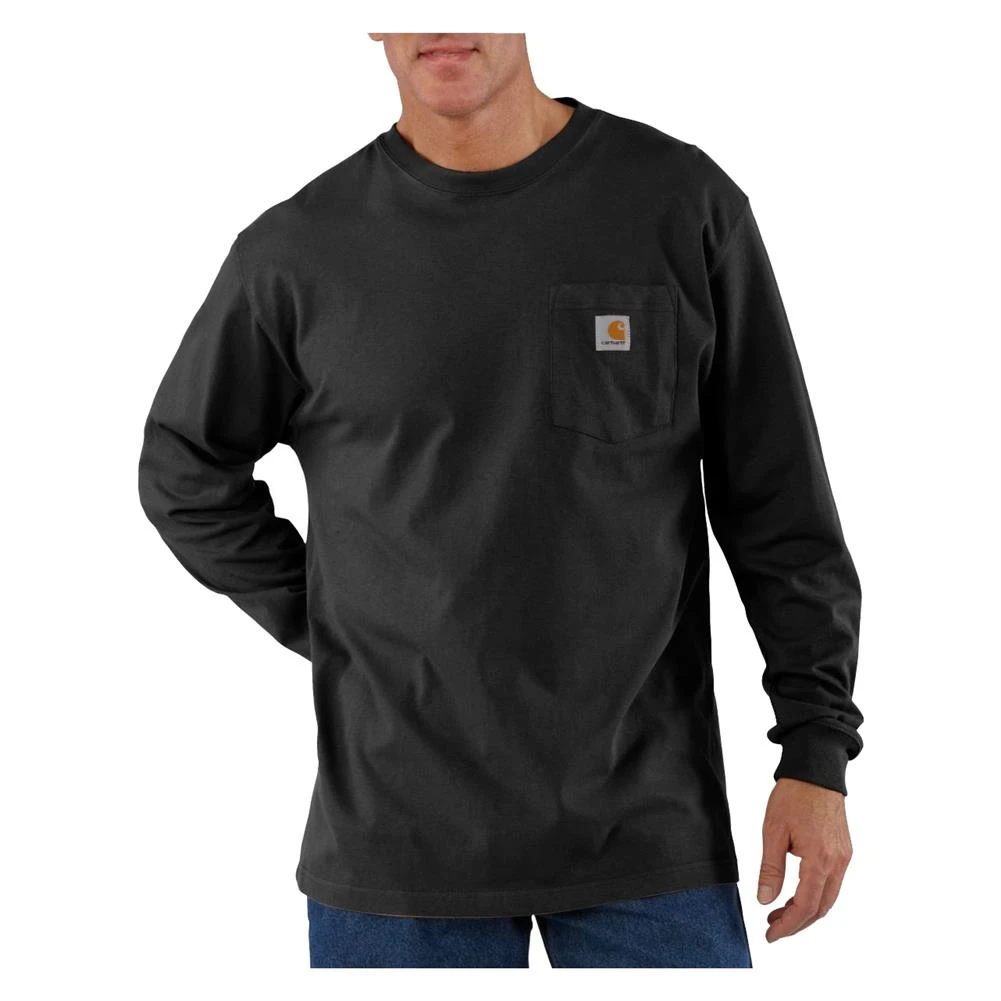 Men's Carhartt Long Sleeve Workwear Pocket T-Shirt 5 Men's Carhartt Long Sleeve Workwear Pocket T-Shirt - Image 3