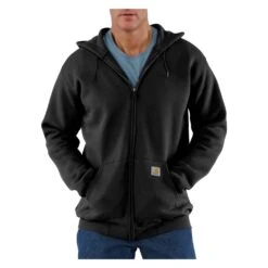 Men's Carhartt Midweight Front Zip Hoodie -Clothing Store 0 1001 carhartt midweight front zip hoodie black