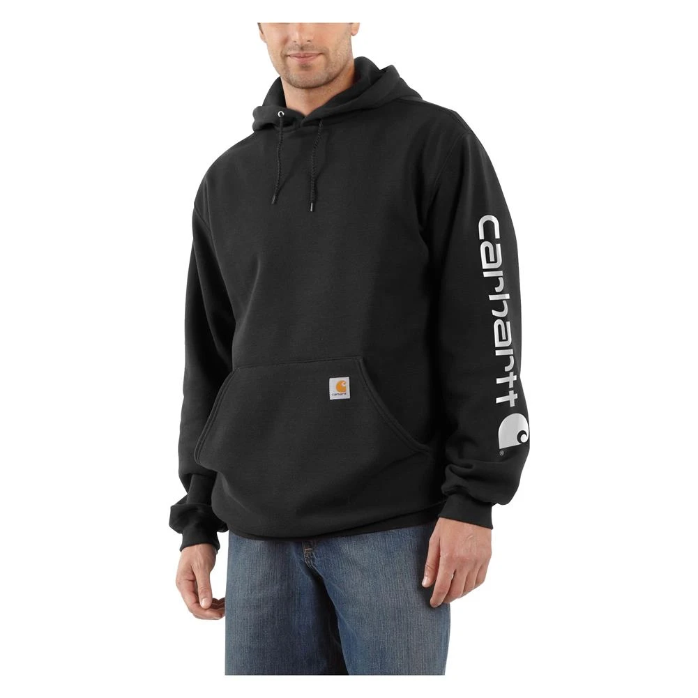 Men's Carhartt Midweight Logo Hoodie 4 Men's Carhartt Midweight Logo Hoodie - Image 2