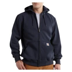 Men's Carhartt Paxton Heavyweight Front Zip Hoodie -Clothing Store 0 1001 carhartt paxton heavyweight front zip hoodie new navy