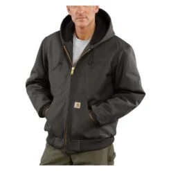 Men's Carhartt Quilted Flannel Lined Duck Active Jacket -Clothing Store 0 1001 carhartt quilted flannel lined duck active jacket gravel