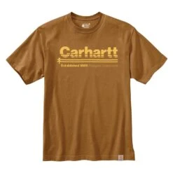 Men's Carhartt Relaxed Fit Heavyweight Outdoors Graphic T-Shirt -Clothing Store 0 1001 carhartt relaxed fit heavyweight outdoors graphic t shirt carhartt brown