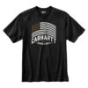 Men's Carhartt Relaxed Fit Midweight Flag Graphic T-Shirt -Clothing Store 0 1001 carhartt relaxed fit midweight flag graphic t shirt black