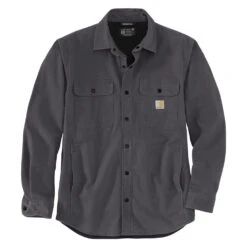 Men's Carhartt Rugged Flex Relaxed Fit Canvas Fleece-Lined Shirt Jac 12 Men's Carhartt Rugged Flex Relaxed Fit Canvas Fleece-Lined Shirt Jac -Clothing Store 0 1001 carhartt rugged flex relaxed fit canvas fleece lined shirt jac shadow