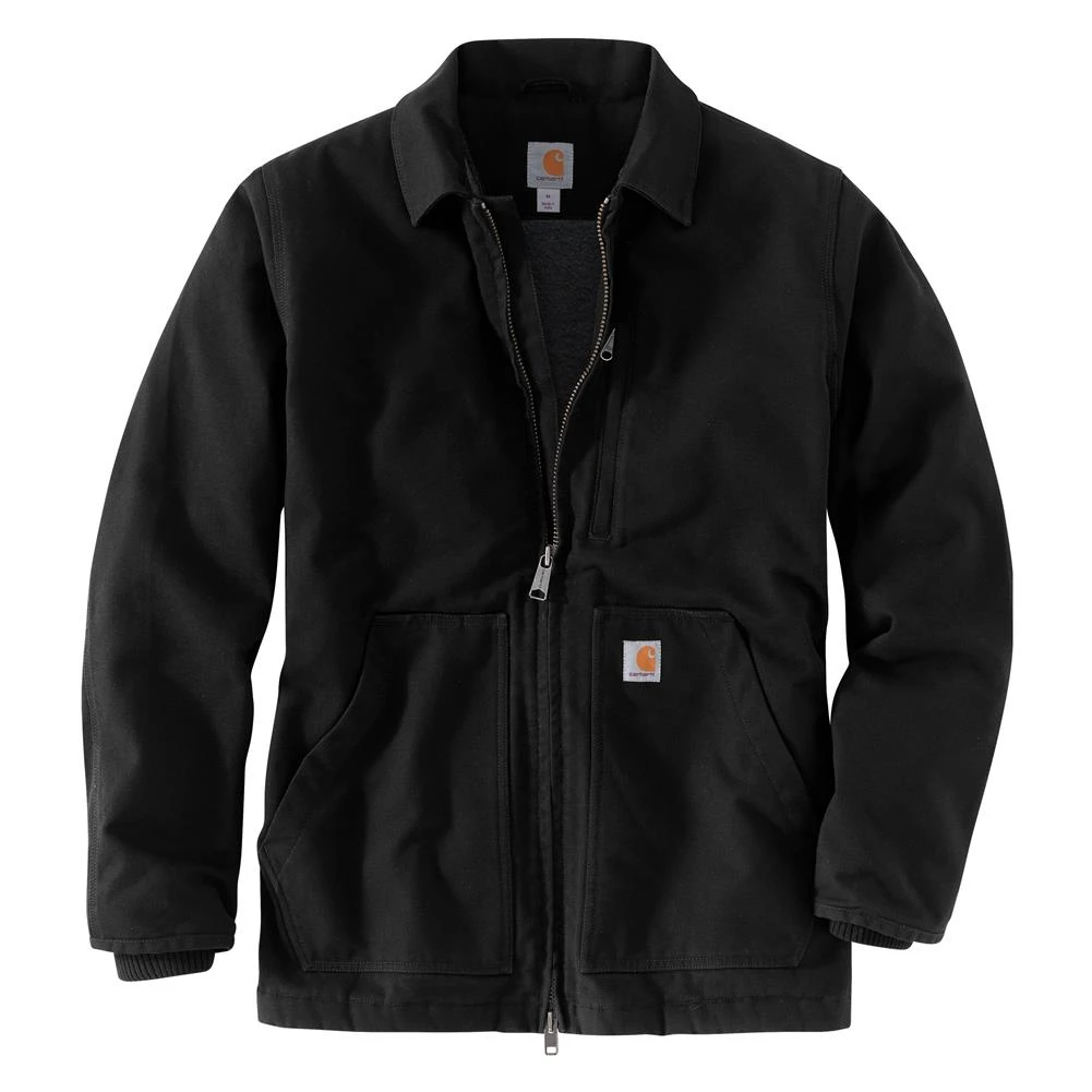 Men's Carhartt Washed Duck Sherpa-Lined Coat 3 Men's Carhartt Washed Duck Sherpa-Lined Coat