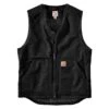 Men's Carhartt Washed Duck Sherpa-Lined Vest -Clothing Store 0 1001 carhartt washed duck sherpa lined vest black