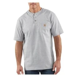 Men's Carhartt Workwear Pocket Henley 16 Men's Carhartt Workwear Pocket Henley -Clothing Store 0 1001 carhartt workwear pocket henley heather gray