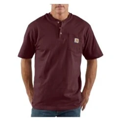 Men's Carhartt Workwear Pocket Henley 22 Men's Carhartt Workwear Pocket Henley -Clothing Store 0 1001 carhartt workwear pocket henley port