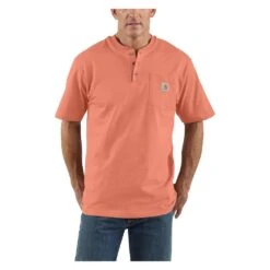 Men's Carhartt Workwear Pocket Henley 24 Men's Carhartt Workwear Pocket Henley -Clothing Store 0 1001 carhartt workwear pocket henley terracotta