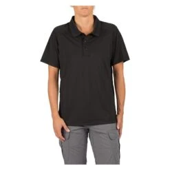 Women's 5.11 Helios Polo -Clothing Store 0 650 511 helios polo black2