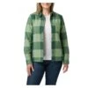 Women's 5.11 Louise Shirt Jacket -Clothing Store 0 650 511 louise shirt jacket trekking green check
