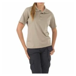 Women's 5.11 Short Sleeve Performance Polos -Clothing Store 0 650 511 short sleeve performance polos silver tan