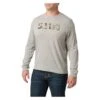 Men's 5.11 Woodland Camo Fill Long Sleeve T-Shirt -Clothing Store 0 650 511 woodland camo fill long sleeve t shirt heather gray