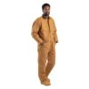 Men's Berne Workwear Deluxe Insulated Coveralls -Clothing Store 0 650 berne workwear deluxe insulated coveralls brown duck
