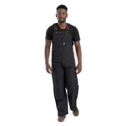 Men's Berne Workwear Heritage Unlined Duck Bib Overalls -Clothing Store 0 650 berne workwear heritage unlined duck bib overalls black