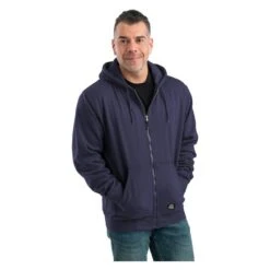Men's Berne Workwear Original Sweatshirt Hoodie -Clothing Store 0 650 berne workwear original sweatshirt hoodie navy