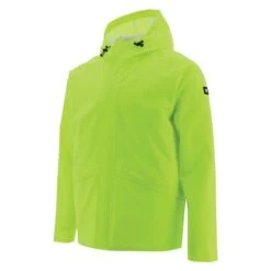 Men's CAT Essential Rain Jacket -Clothing Store 0 650 cat essential rain jacket hi vis yellow