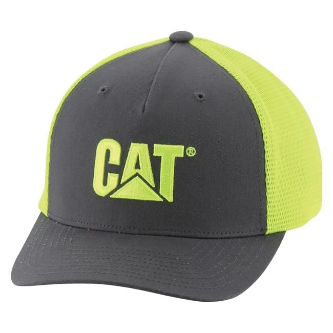 CAT Hi Vis Mesh Hat 3 CAT Hi Vis Mesh Hat