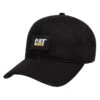 CAT Logo Label Unstructured Cap 1 CAT Logo Label Unstructured Cap -Clothing Store 0 650 cat logo label unstructured cap black