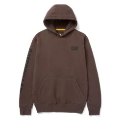 Men's CAT Trademark Banner Hoodie 17 Men's CAT Trademark Banner Hoodie -Clothing Store 0 650 cat trademark banner hooded sweatershirt coffee bean