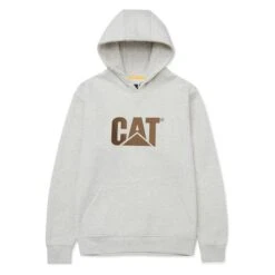 Men's CAT Trademark Hoodie 23 Men's CAT Trademark Hoodie -Clothing Store 0 650 cat trademark hoodie cream heather