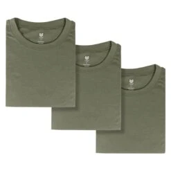 Men's Mission Made Crew Neck T-Shirts (3 Pack) -Clothing Store 0 650 mission made crew neck t shirts 3 pack olive