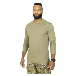 Men's Mission Made Long Sleeve Crew Neck T-Shirts (2 Pack) -Clothing Store 0 650 mission made long sleeve crew neck t shirts 2 pack coyote