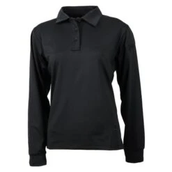 Women's Propper EdgeTec Long Sleeve Polo -Clothing Store 0 650 propper edgetec long sleeve polo black2