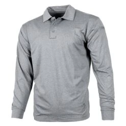 Men's Propper EdgeTec Long Sleeve Polo -Clothing Store 0 650 propper edgetec long sleeve polo heather gray1