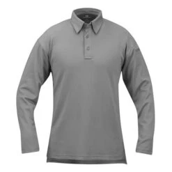 Men's Propper Long Sleeve ICE Performance Polos -Clothing Store 0 650 propper long sleeve ice performance polos gray