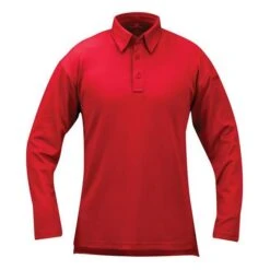 Men's Propper Long Sleeve ICE Performance Polos -Clothing Store 0 650 propper long sleeve ice performance polos red