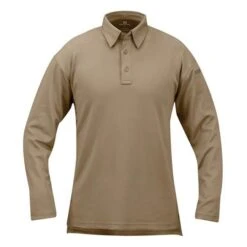 Men's Propper Long Sleeve ICE Performance Polos -Clothing Store 0 650 propper long sleeve ice performance polos silver tan