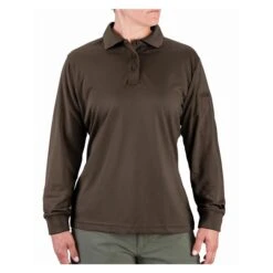 Women's Propper Long Sleeve Uniform Polo -Clothing Store 0 650 propper long sleeve uniform polo brown2