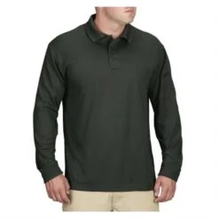 Men's Propper Long Sleeve Uniform Polo -Clothing Store 0 650 propper long sleeve uniform polo dark green1