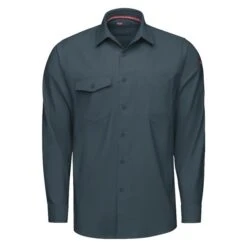 Men's Red Kap Cooling Performance Woven Long Sleeve Work Shirt