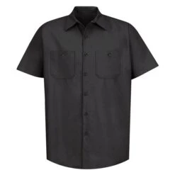 Men's Red Kap Industrial Solid Work Shirt -Clothing Store 0 650 red kap industrial solid work shirt black