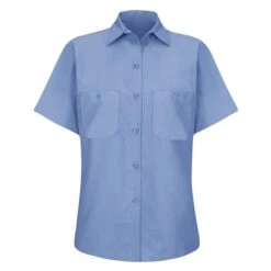 Women's Red Kap Industrial Work Shirt 18 Women's Red Kap Industrial Work Shirt -Clothing Store 0 650 red kap industrial work shirt light blue