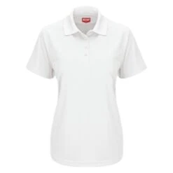 Women's Red Kap Performance Knit Core Polo -Clothing Store 0 650 red kap performance knit core polo white