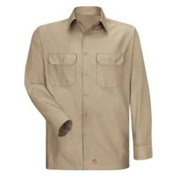 Men's Red Kap Solid Long Sleeve Ripstop Shirt 20 Men's Red Kap Solid Long Sleeve Ripstop Shirt -Clothing Store 0 650 red kap solid long sleeve ripstop shirt khaki