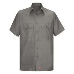 Men's Red Kap Solid Ripstop Shirt 20 Men's Red Kap Solid Ripstop Shirt -Clothing Store 0 650 red kap solid ripstop shirt gray