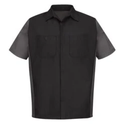 Men's Red Kap Two-Tone Crew Shirt 20 Men's Red Kap Two-Tone Crew Shirt -Clothing Store 0 650 red kap two tone crew shirt black charcoal