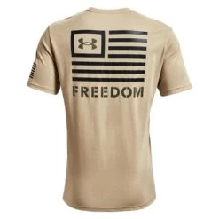Men's Under Armour New Freedom Banner T-Shirt -Clothing Store 0 650 under armour new freedom banner t shirt desert sand black