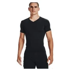 Men's Under Armour Tactical HeatGear Comp V-Neck Tee -Clothing Store 0 650 under armour tactical heatgear comp v neck tee black