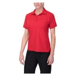 Women's Vertx Coldblack Short Sleeve Polo -Clothing Store 0 650 vertx coldblack short sleeve polo red2