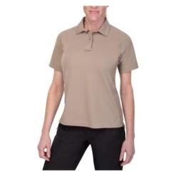 Women's Vertx Coldblack Short Sleeve Polo -Clothing Store 0 650 vertx coldblack short sleeve polo silver tan